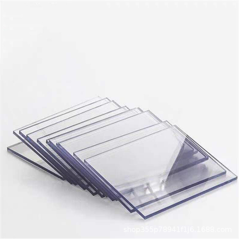Transparent PVC sheet PP frosted translucent plastic sheet PET film coil PC sheet hard sheet processing custom