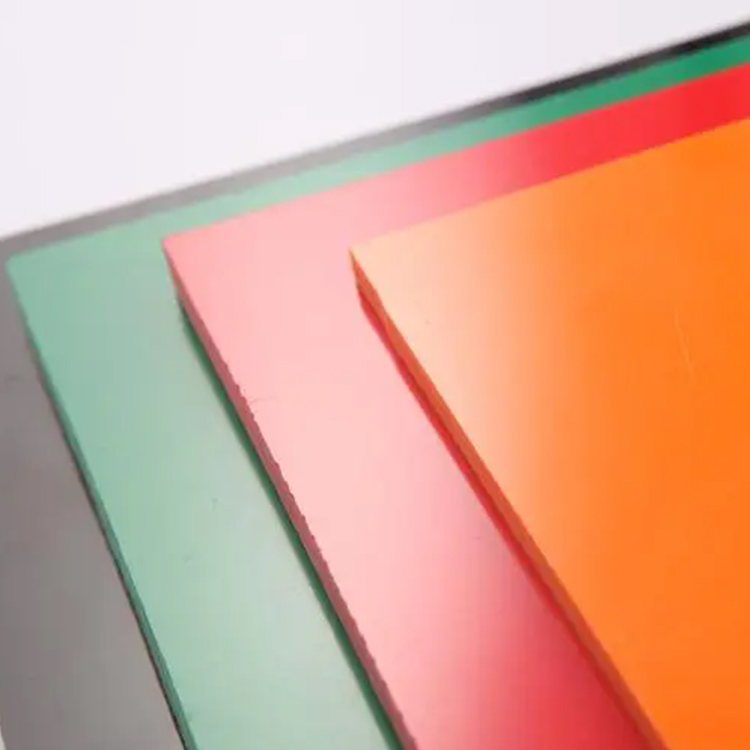 Manufacturers direct supply color 9mmPVC plastic board low density snow board PVC foam board engraving advertising hard cover board