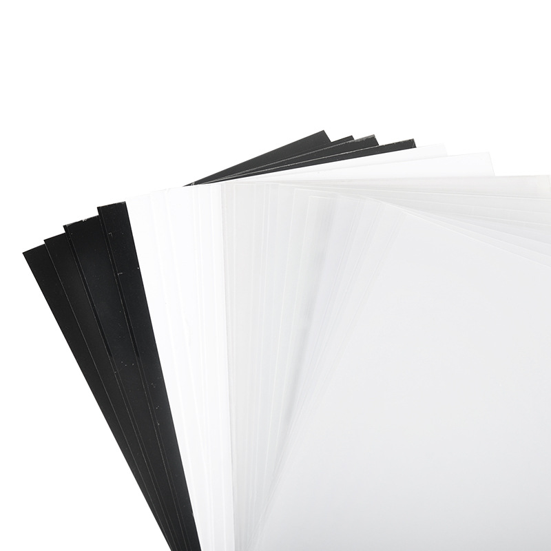 Transparent PVC sheet PP frosted translucent plastic sheet PET film coil PC sheet hard sheet processing custom