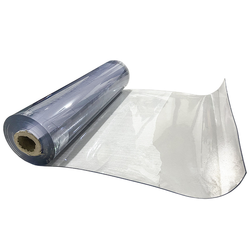 Wholesale pvc transparent crystal soft board 0.15-5.0mm thick 520-2020mm whole roll pvc soft board customized processing