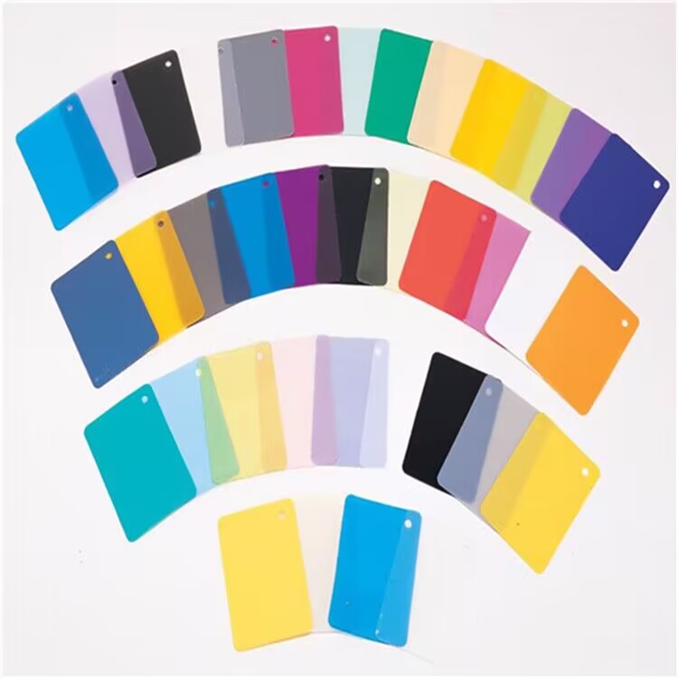 0.5mm thick black frosted PP plastic sheet sheet Hard PVC sheet sheet color film diaphragm film processing