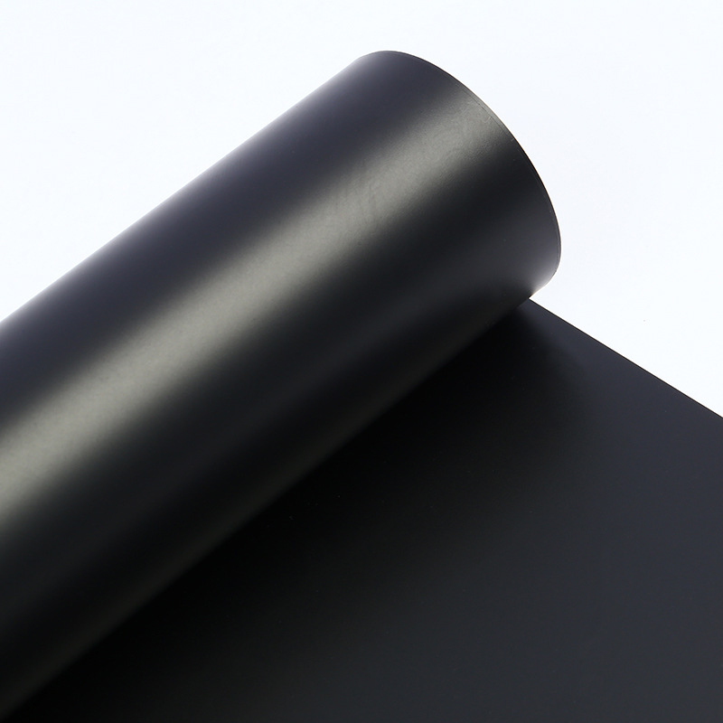 Black frosted PVC board matte PVC hard film can be machined to custom sizes