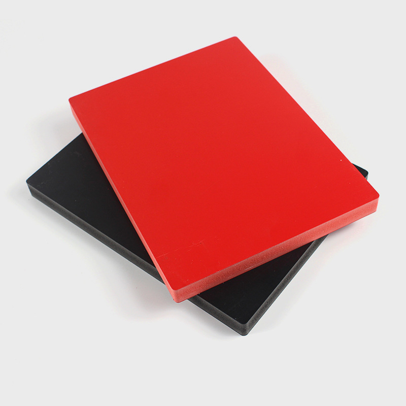 Red PVC foam board 8mm high toughness snow board high density engraving board hand-made art decorative materials