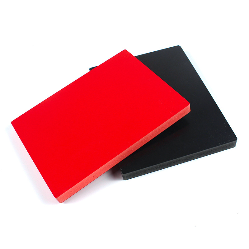 Red PVC foam board 8mm high toughness snow board high density engraving board hand-made art decorative materials