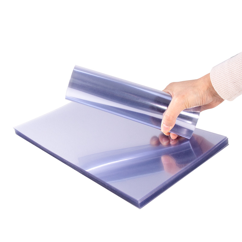 PVC super transparent film soft glass Pvc soft rubber board plastic waterproof and oil proof table mat tablecloth transparent crystal board wholesale
